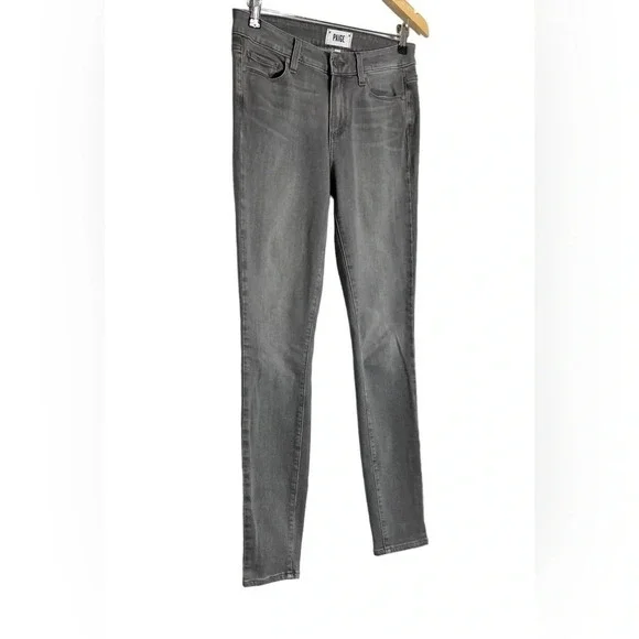 ✅SOLD-Paige | Verdugo Ultra Skinny Jeans Mid Rise Stretch Gray 30” Inseam - Picture 3 of 8